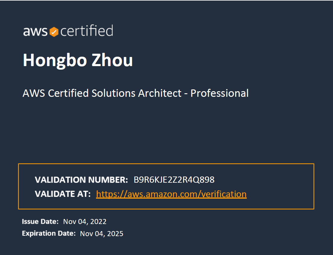 AWS Certified Solutions Architect - Professional (SAP)