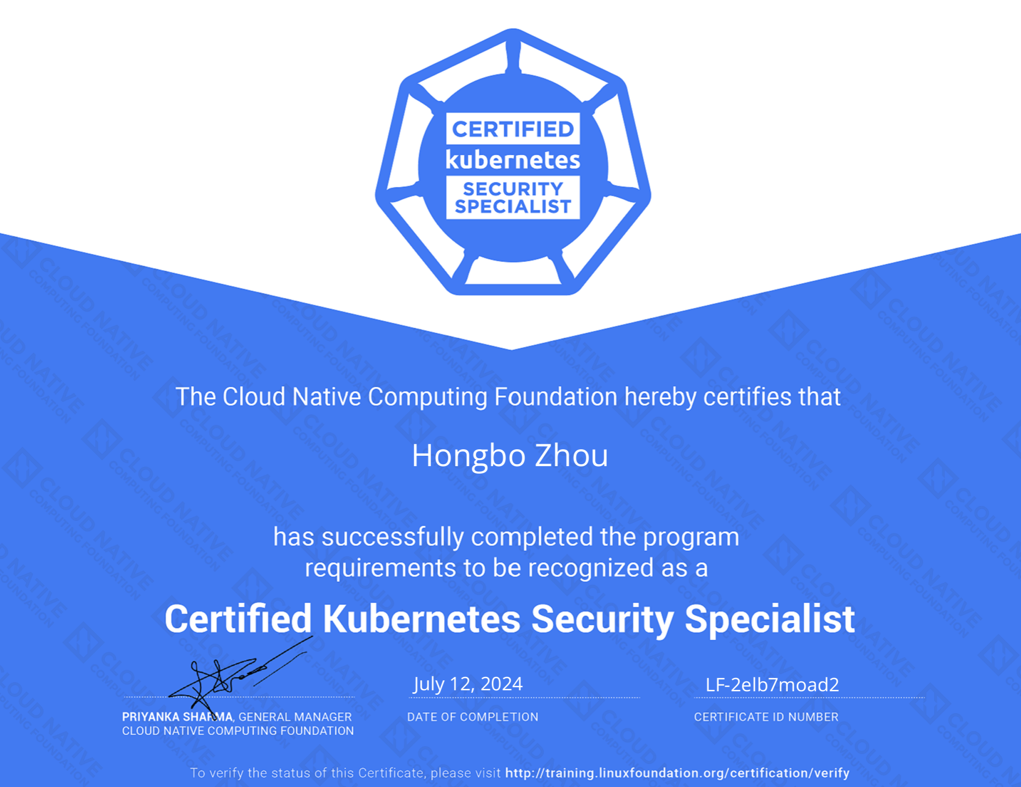 CNCF Certified Kubernetes Security Specialist (CKS)